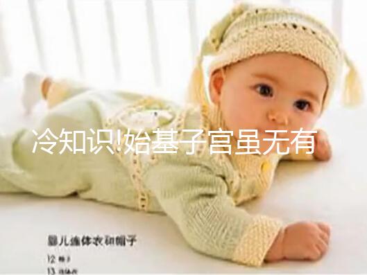 冷知識!始基子宮雖無有效方法治療但并非不可以生育