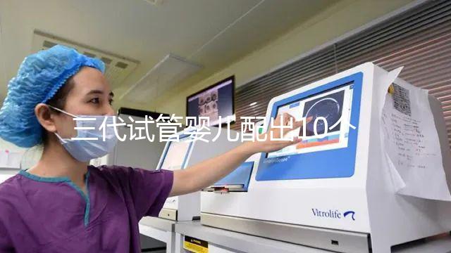 三代試管嬰兒配出10個囊胚能篩出幾個用于移植？