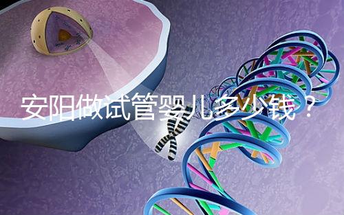 安陽做試管嬰兒多少錢？成功懷孕的姐妹都花了這么多