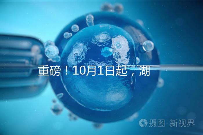 重磅!10月1日起,湖南省試管嬰兒納入醫保報銷(附29家醫保定點醫院)