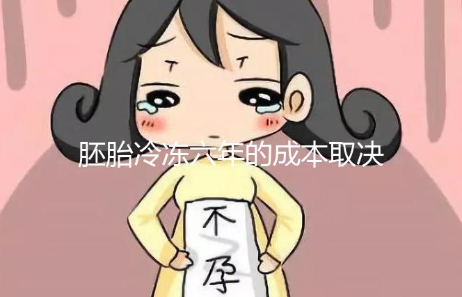 胚胎冷凍六年的成本取決于機構(gòu),解凍后是否可以移植