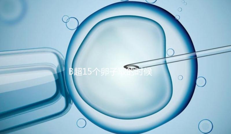 B超15個(gè)卵子取的時(shí)候只取了8個(gè)有原因的卵子，看起來(lái)不正常很清楚